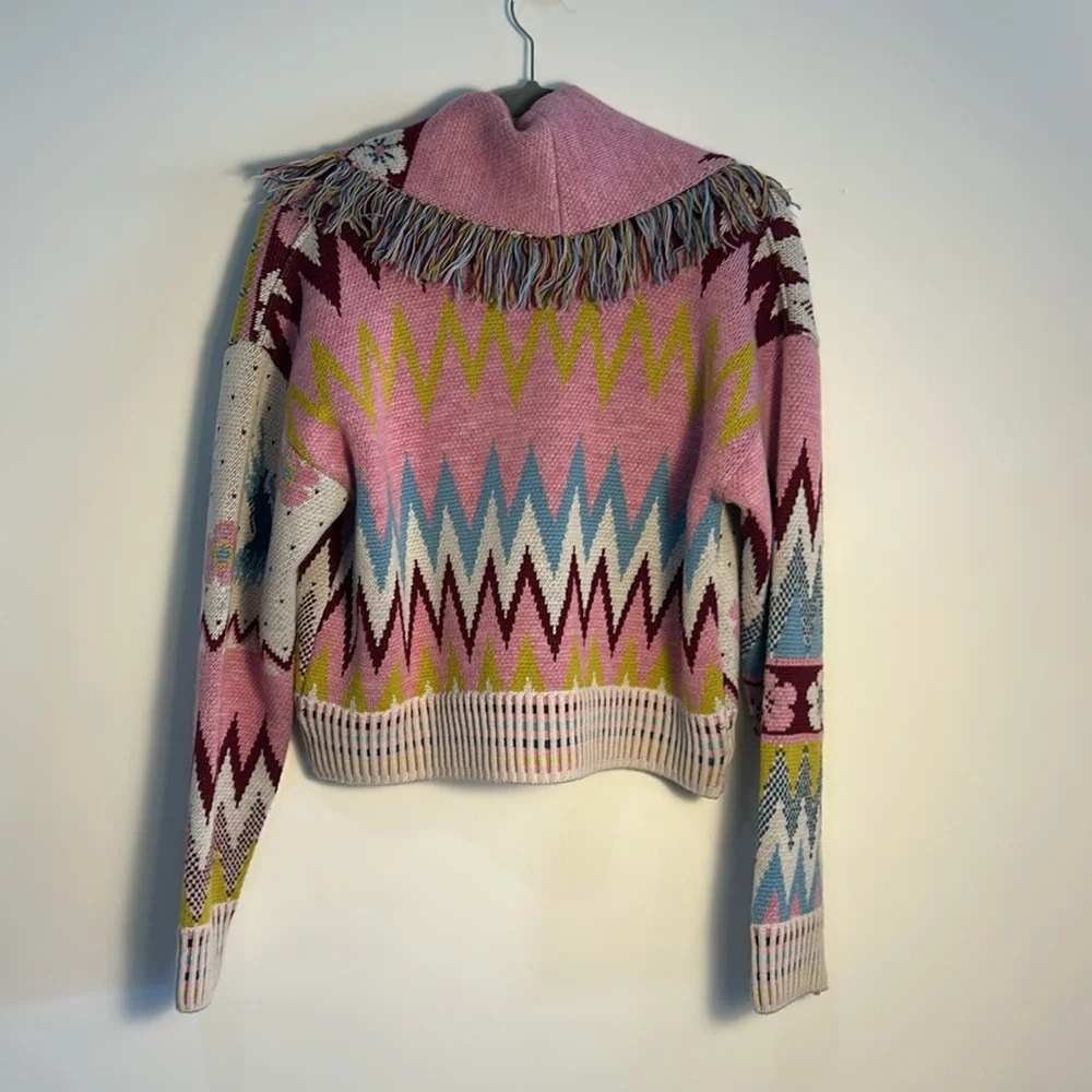 NWOT Hayley Menzies Cherry Blossum Girl Sweater - Picture 5 of 6